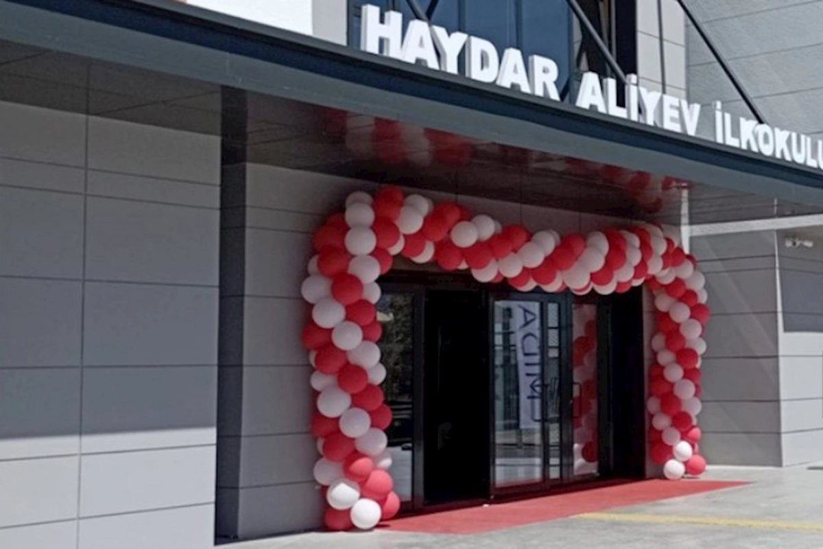Kahramanmaraşda Heydər Əliyev adına məktəbin açılışı olub
