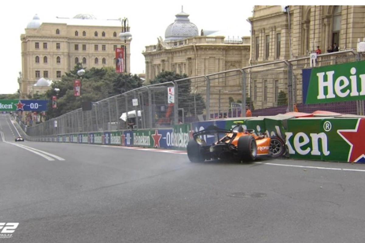 Formula 2 pilotu qəza törətdi