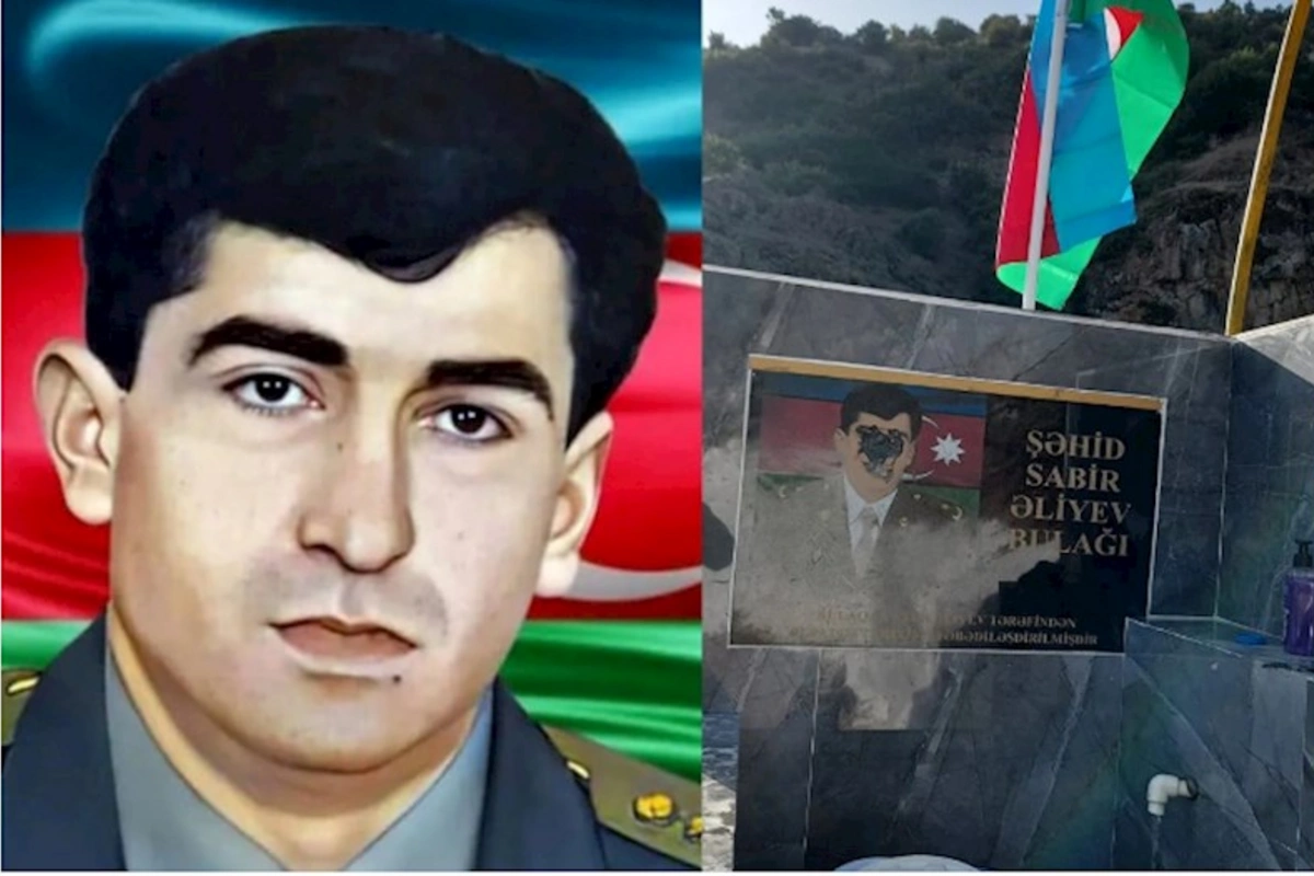 Şəhid abidəsinə qarşı tərbiyəsizlik edən saxlanıldı — FOTOLAR