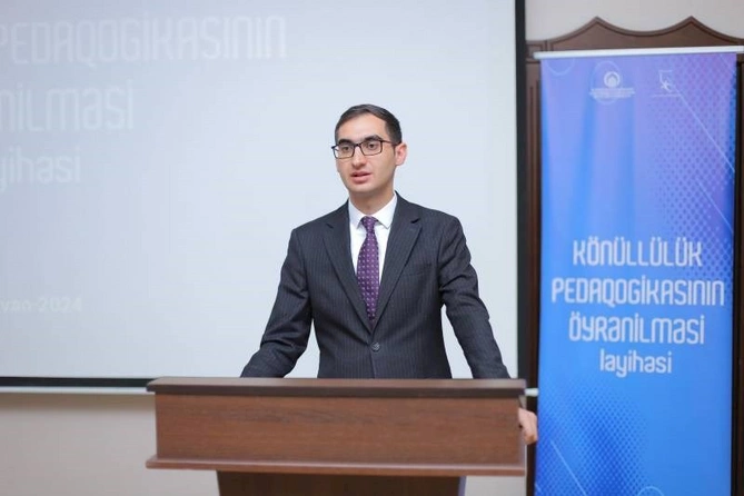 Naxçıvanda “Könüllülük pedaqogikasının öyrənilməsi” adlı layihənin icrasına başlanılıb — FOTOLAR