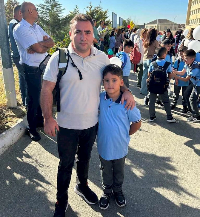Jurnalist övladları da I sinfə getdilər — FOTOLAR