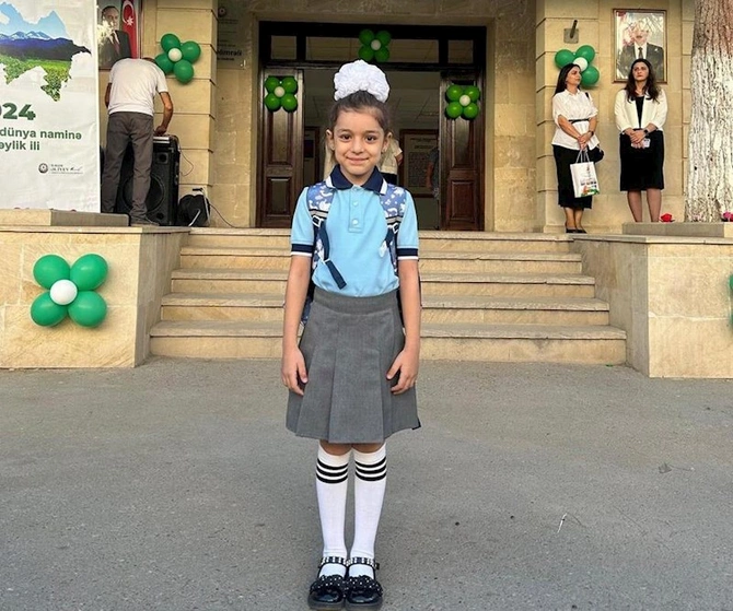 Jurnalist övladları da I sinfə getdilər — FOTOLAR