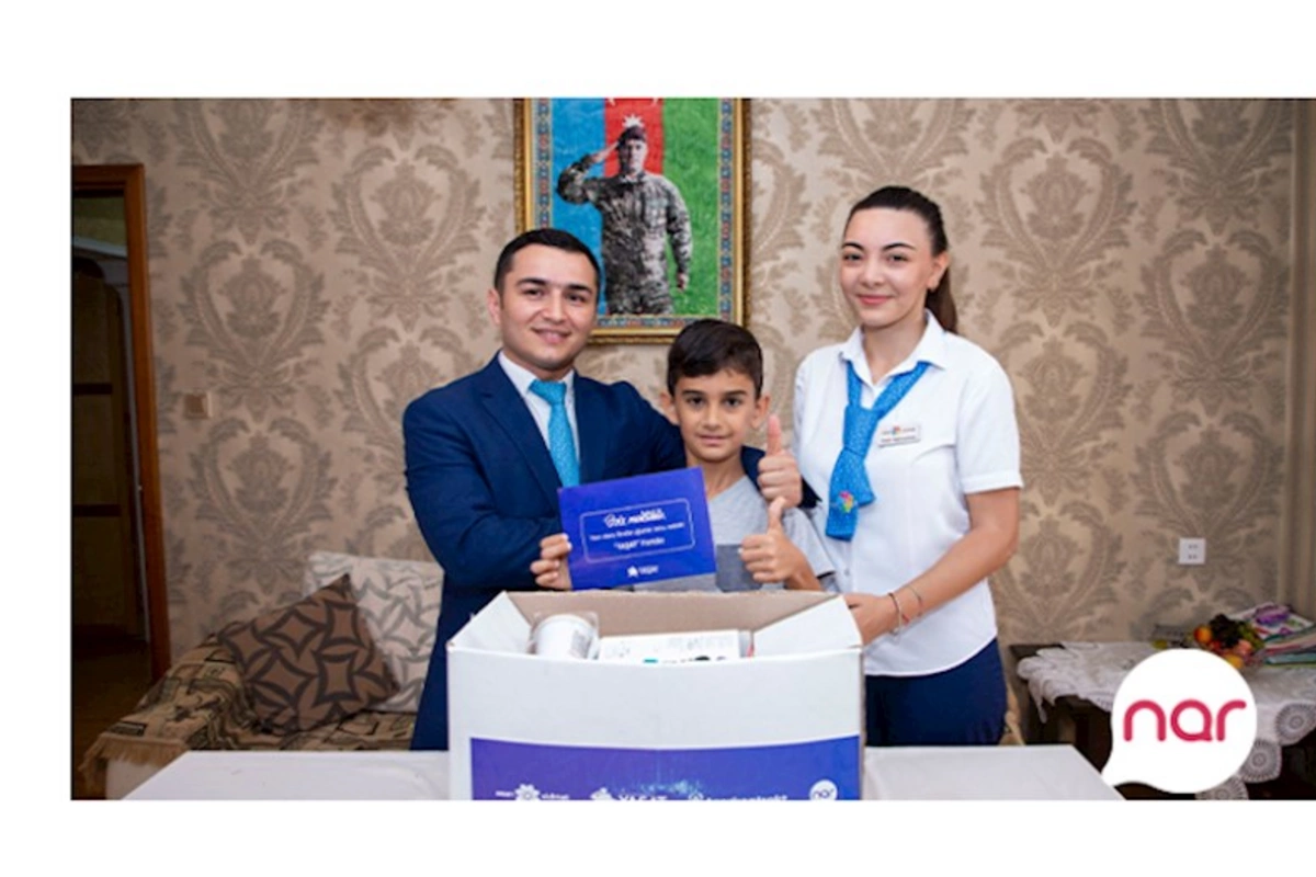 “Nar” YAŞAT Fondu ilə birgə “Bilik Günü” münasibətilə şəhid övladlarını təbrik etdi — FOTOLAR
