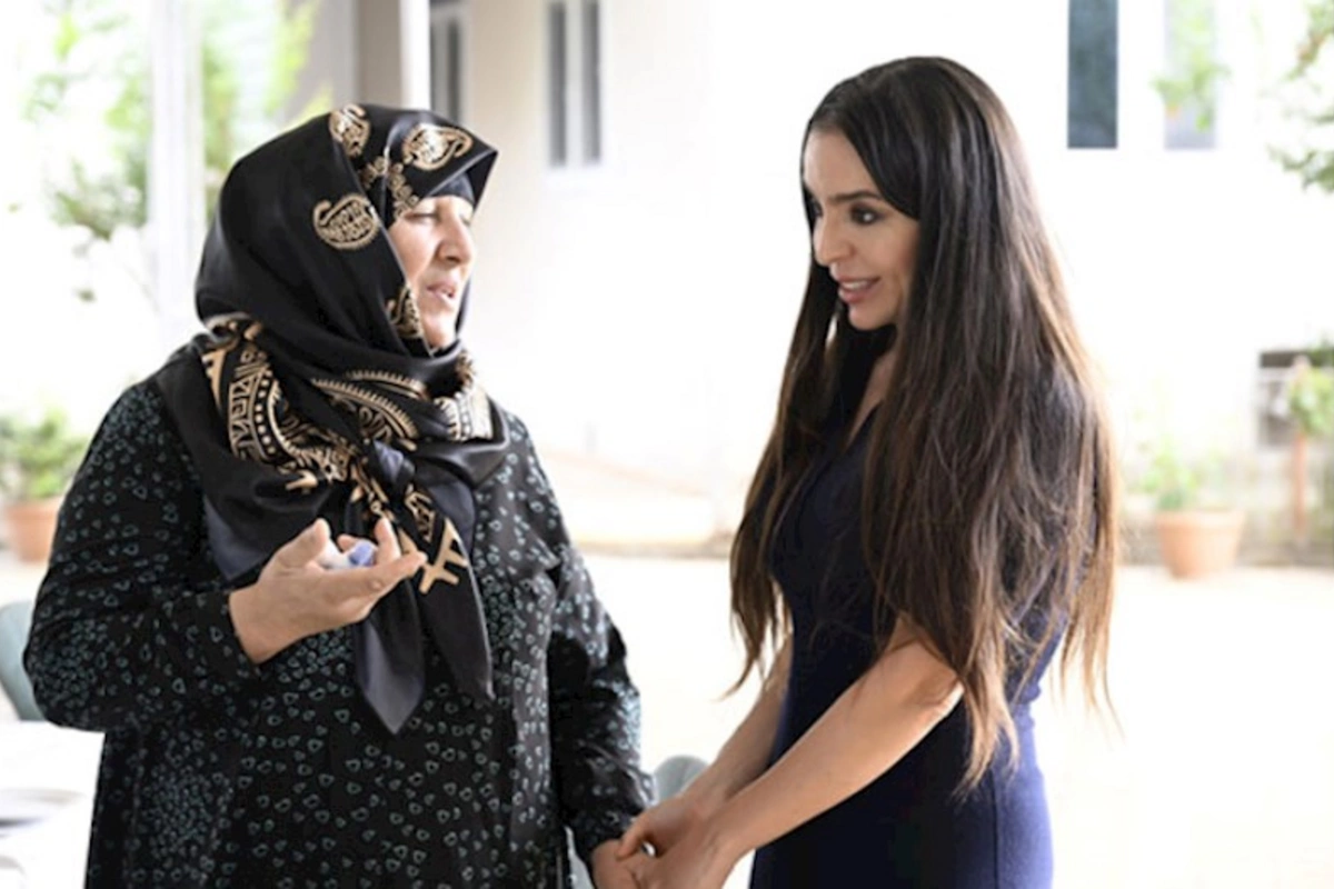 Leyla Əliyeva Mübariz İbrahimovun evində — FOTOLAR