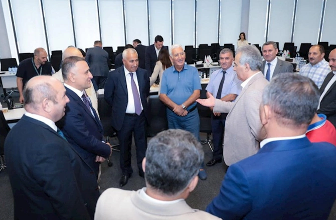 Nazim İmanovun rəhbərlik etdiyi iqtisadçılardan ibarət nümayəndə heyəti “Veysəloğlu”nu ziyarət edib — FOTOLAR