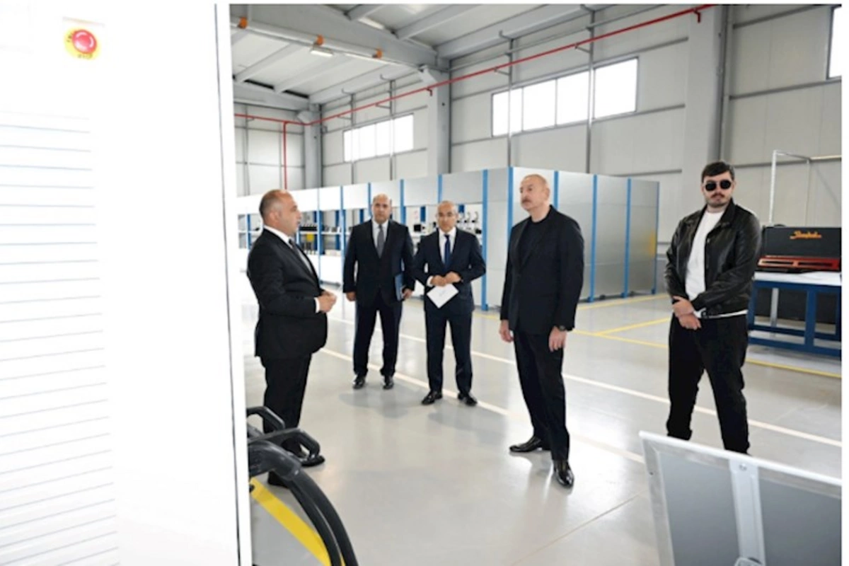 İlham Əliyev yeni zavodların açılışlarında iştirak edib — FOTOLAR