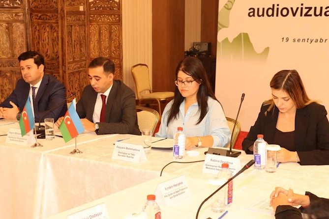 Yaşıl dünya naminə həmrəylik ili audiovizual mediada mövzusunda seminar keçirilmişdir — FOTOLAR