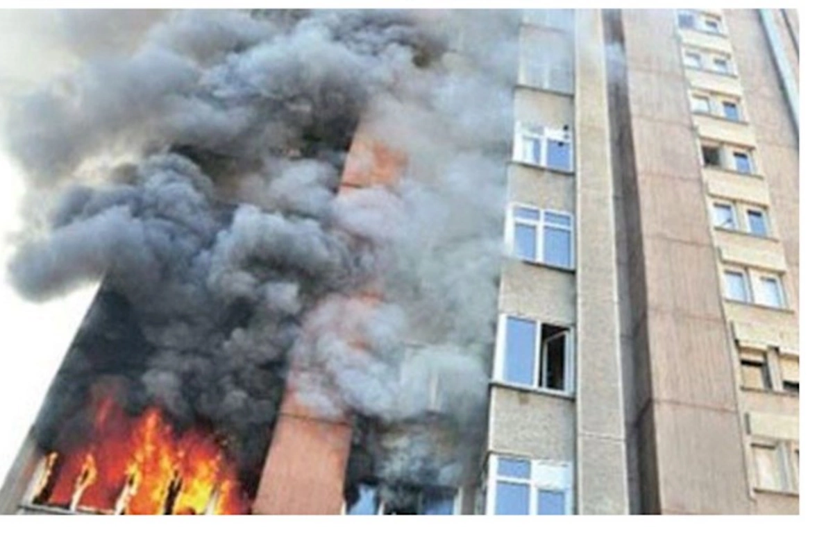 Ceyranbatanda yaşayış binasında YANĞIN