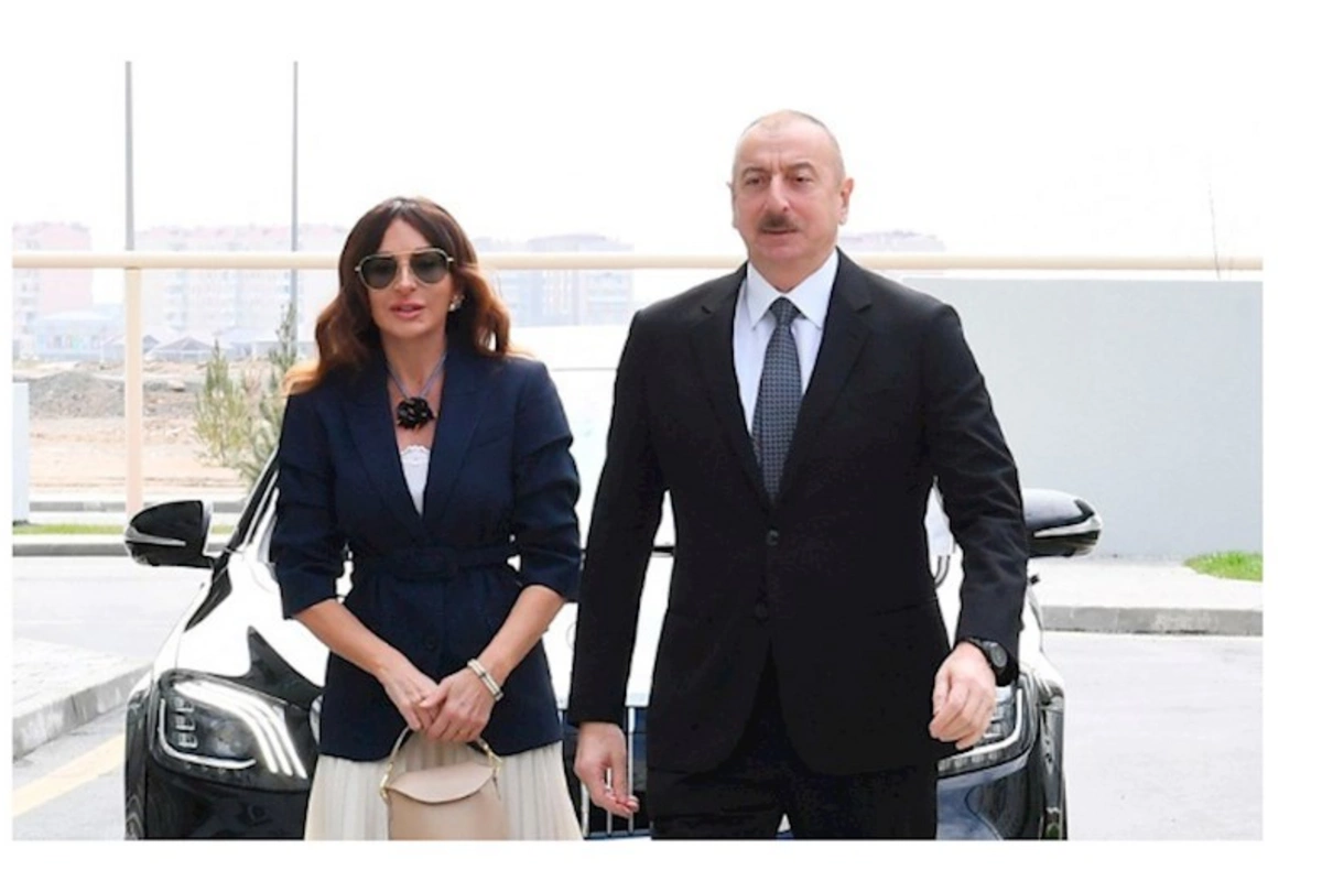 Prezident və Birinci xanım Kəlbəcərdəki Xudavəng monastır kompleksində