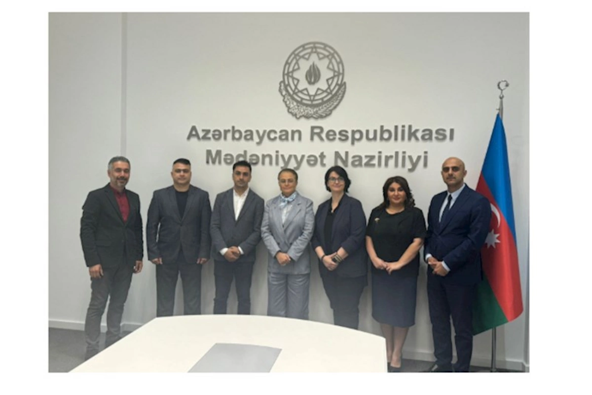 Mədəniyyət Nazirliyində türkiyəli kino təhsili mütəxəssisləri ilə görüş keçirilib — FOTOLAR