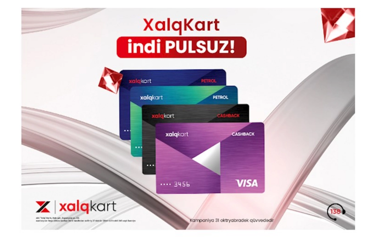 Keşbek və petrol qazandıran XalqKart indi pulsuz