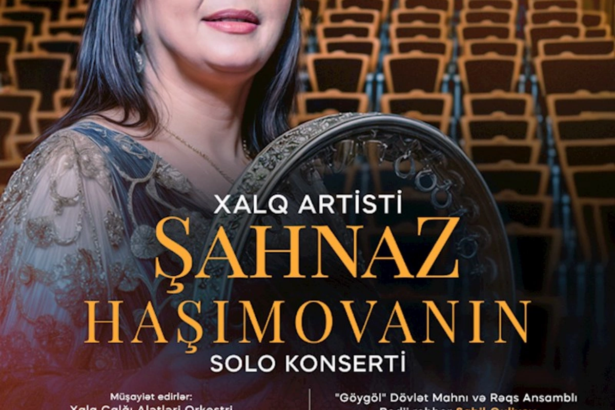 Xalq artisti Şahnaz Haşımova Gəncə Dövlət Filarmoniyasında solo konsertlə çıxış edəcək