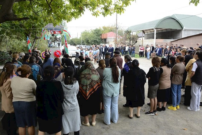 Antiterror tədbirləri zamanı şəhid olan Amil Tanrıverdiyevin anım mərasimi keçirilib — FOTOLAR