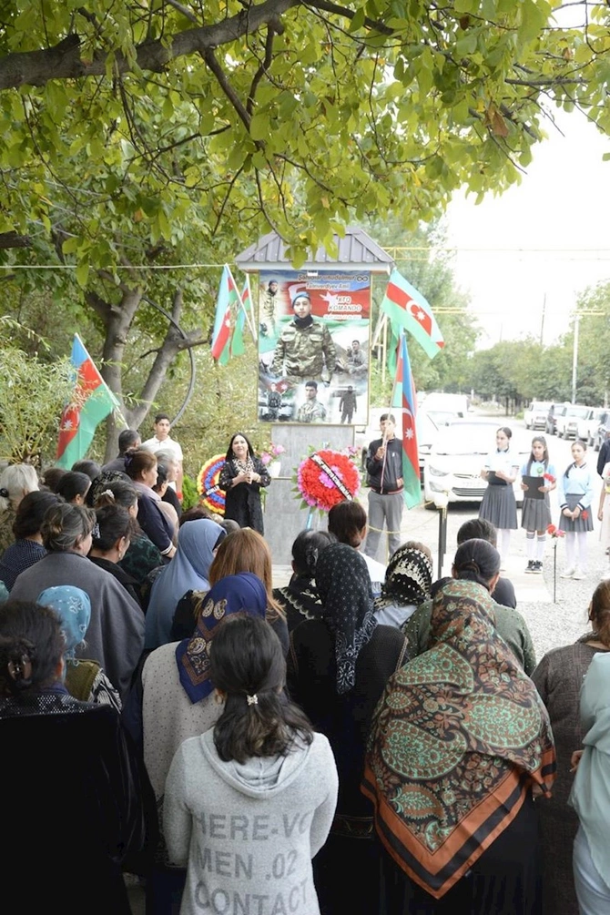 Antiterror tədbirləri zamanı şəhid olan Amil Tanrıverdiyevin anım mərasimi keçirilib — FOTOLAR