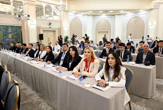 I Özbəkistan-Azərbaycan Media Forumu keçirilir — FOTOLAR I Özbəkistan-Azərbaycan Media Forumu keçirilir — FOTOLAR