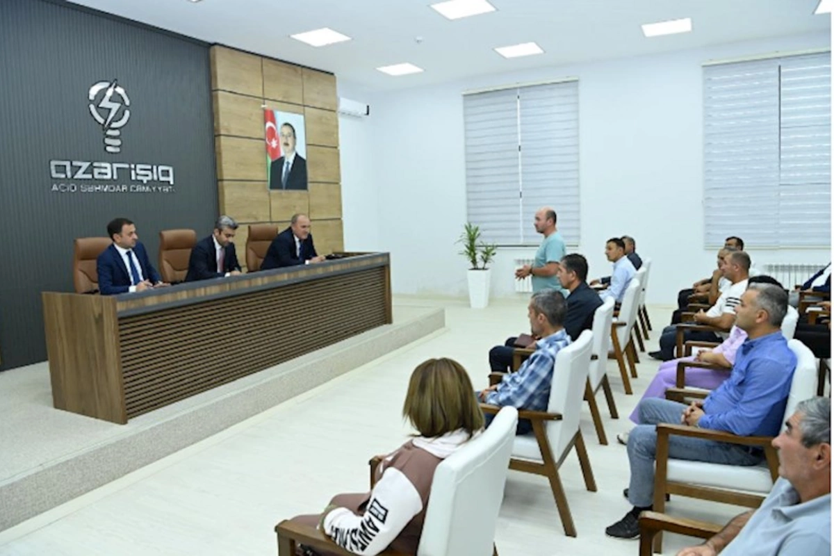Azərişiq Füzulidə sahibkarlarla görüş keçirdi — FOTO