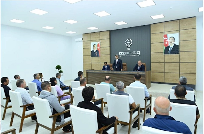 Azərişiq Füzulidə sahibkarlarla görüş keçirdi — FOTO