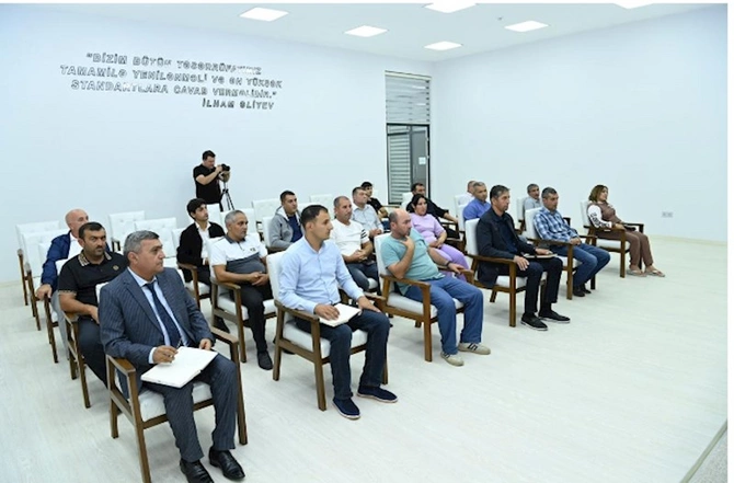 Azərişiq Füzulidə sahibkarlarla görüş keçirdi — FOTO