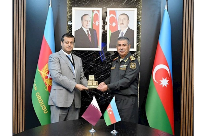 Azərbaycan-Qətər hərbi-texniki əməkdaşlığı müzakirə olundu — FOTO