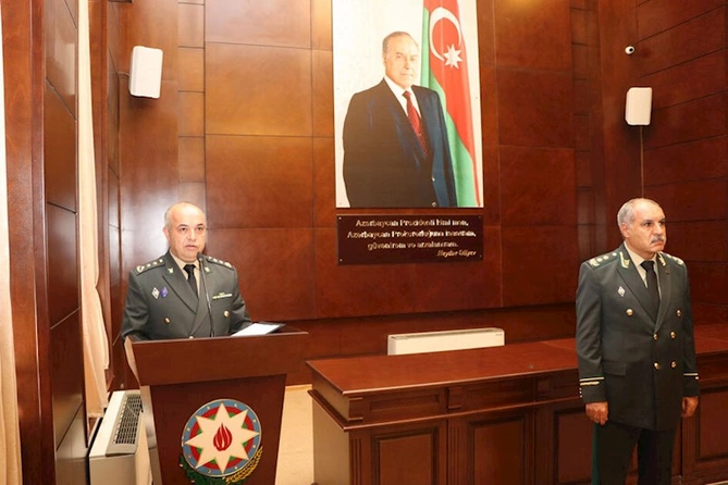 Hərbi Prokurorluqda qurumun 106-cı ildönümünə həsr olunmuş mərasim keçirildi — FOTOLAR Hərbi Prokurorluqda qurumun 106-cı ildönümünə həsr olunmuş mərasim keçirildi — FOTOLAR