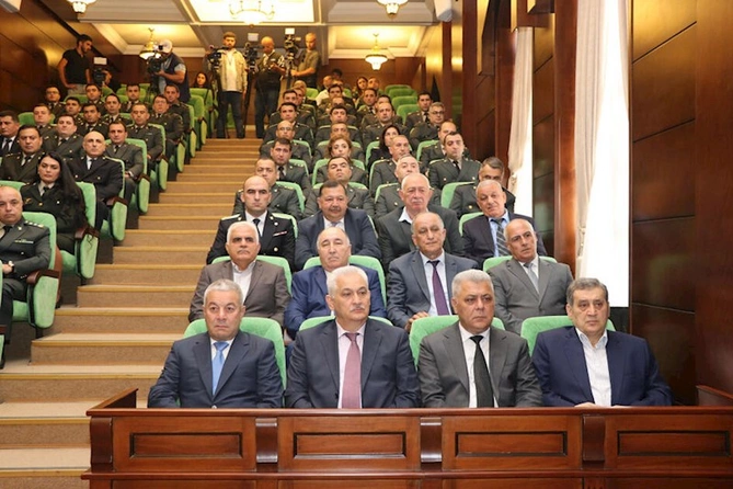 Hərbi Prokurorluqda qurumun 106-cı ildönümünə həsr olunmuş mərasim keçirildi — FOTOLAR Hərbi Prokurorluqda qurumun 106-cı ildönümünə həsr olunmuş mərasim keçirildi — FOTOLAR