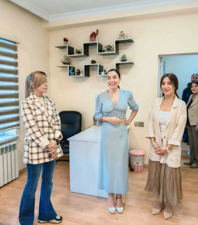 Leyla Əliyeva qadın və uşaq sığınacağını ziyarət edib — FOTOLAR