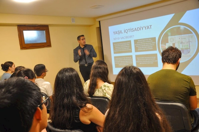 Dünya ölkələrində yaşıl iqtisadiyyata keçid: çağırışlar və imkanlar layihəsi uğurla başa çatdı — FOTOLAR