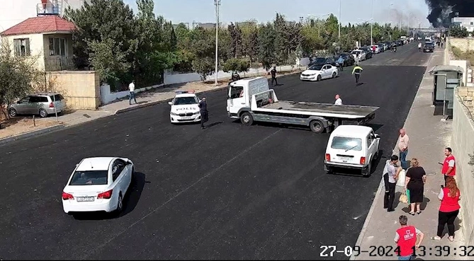 Xətaidəki yanğın məhdudlaşdırıldı — YENİLƏNDİ (FOTO)