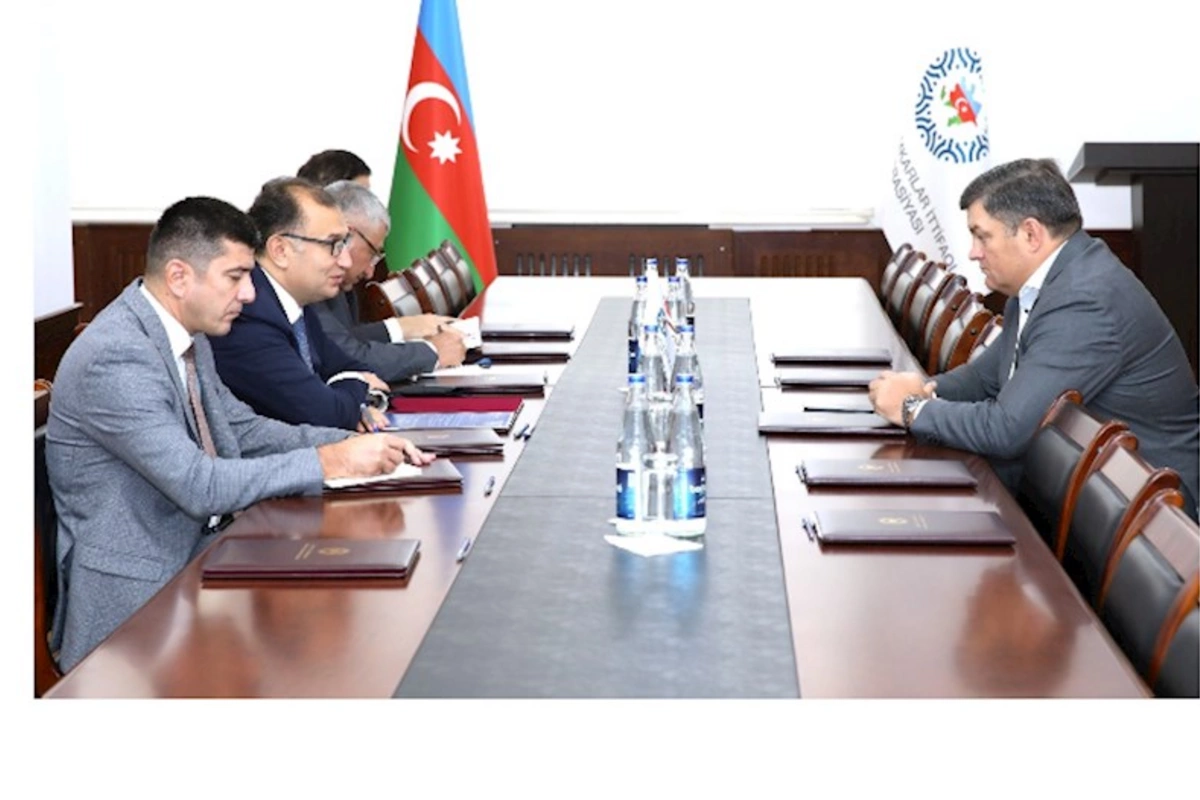 Sahib Məmmədov beynəlxalq nümayəndələrlə görüş keçirdi — FOTOLAR