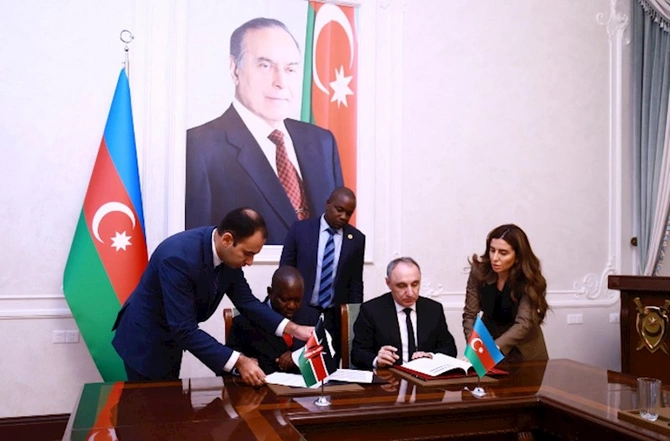Azərbaycan-Keniya hüquqi əməkdaşlığının möhkəmləndirilməsi ilə bağlı memorandum imzalandı — FOTOLAR Azərbaycan-Keniya hüquqi əməkdaşlığının möhkəmləndirilməsi ilə bağlı memorandum imzalandı — FOTOLAR