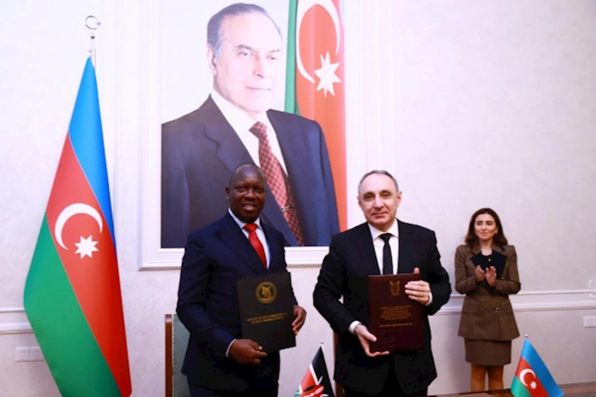 Azərbaycan-Keniya hüquqi əməkdaşlığının möhkəmləndirilməsi ilə bağlı memorandum imzalandı — FOTOLAR
