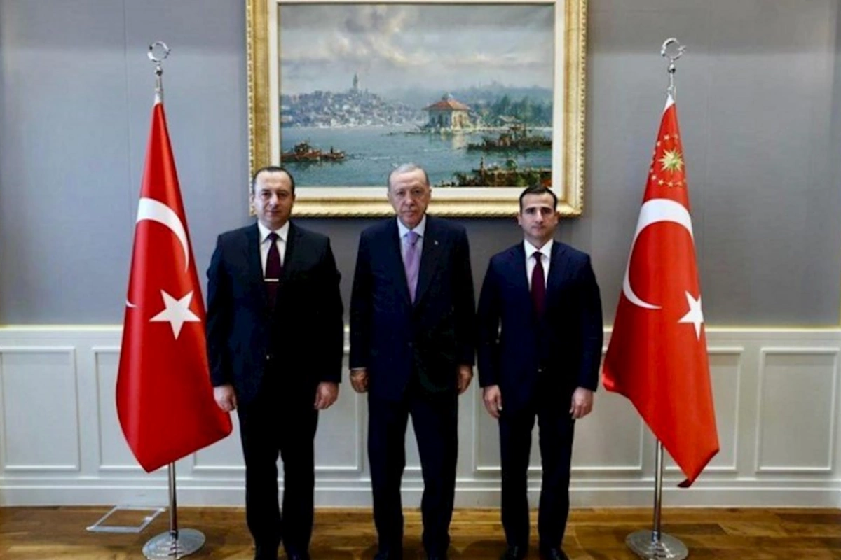 Ərdoğan Azərbaycan nümayəndə heyətini qəbul etdi — FOTOLAR
