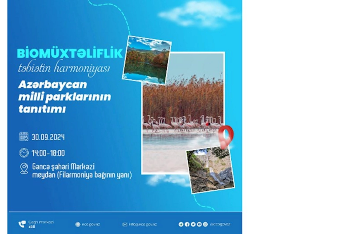 “Azərbaycanın milli parklarının tanıtımı” bu dəfə Gəncədə — FOTO