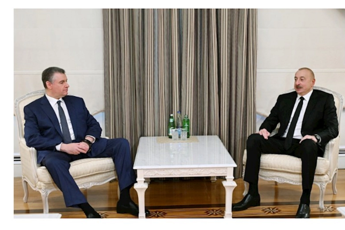 İlham Əliyev Leonid Slutskini qəbul etdi