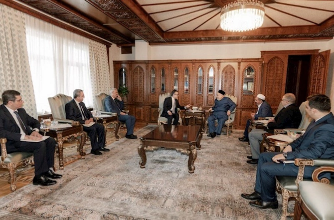 Ramin Məmmədovla şeyxin ilk rəsmi görüşü oldu — FOTO Ramin Məmmədovla şeyxin ilk rəsmi görüşü oldu — FOTO