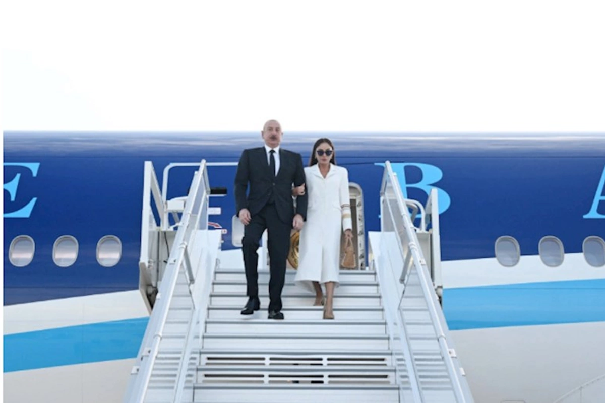 Prezident İlham Əliyev və Mehriban Əliyeva İtaliyanın paytaxtından Milana gediblər
