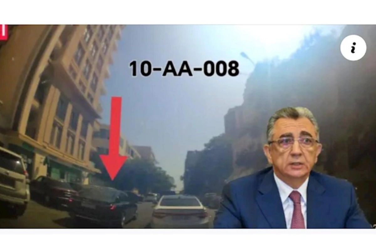 Bakı merinin xidməti maşını sürücülərin yolunu kəsdi, ikinci cərgə... — 10- AA-008 (VİDEO)