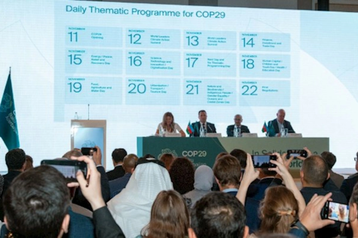 COP29 Azərbaycan Sədrliyinin ikinci brifinqi keçirildi — FOTO