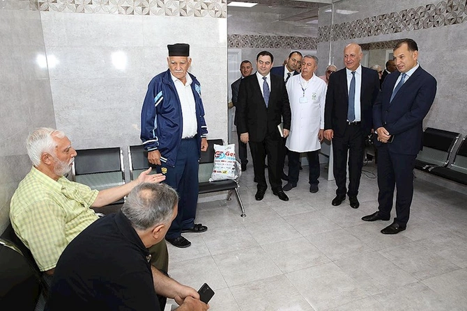 AHİK sədri Sahib Məmmədov sanatoriyalara baxış keçirib, müalicə olunanların rəy və təkliflərini dinləyib — FOTOLAR (VİDEO)