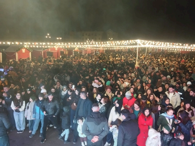 Xankəndidə yeni il belə qarşılandı — FOTOLAR