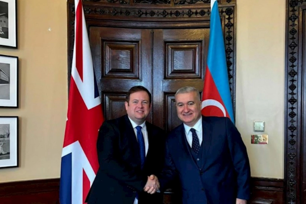 Elin Süleymanov britaniyalı nazirlə görüşüb