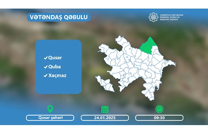Rəşad Nəbiyev Qusarda vətəndaşları qəbul edəcək — FOTO