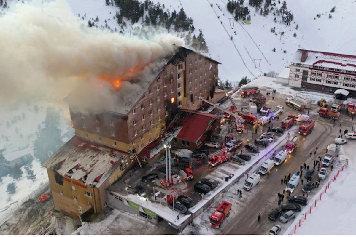 Türkiyədə hotel yanğınında ölənlərin yekun sayı açıqlandı