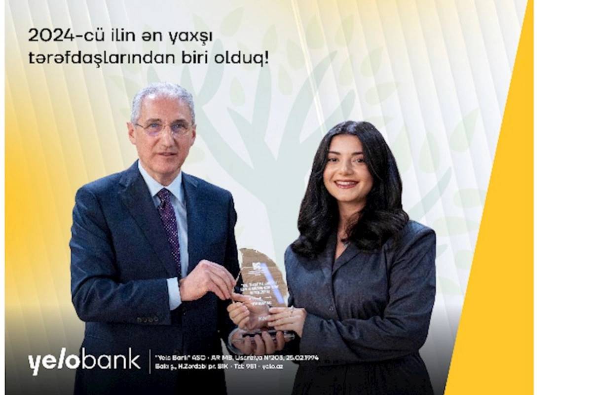Yelo Bank “İlin ən yaxşı tərəfdaşı” adına layiq görüldü!