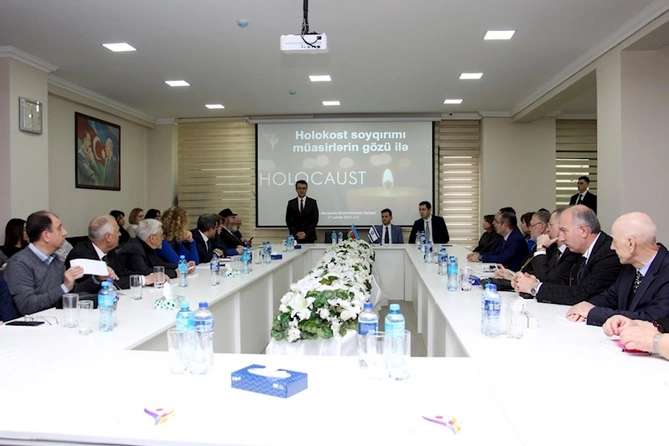 Bakıda Holokost qurbanları anılıb — FOTOLAR