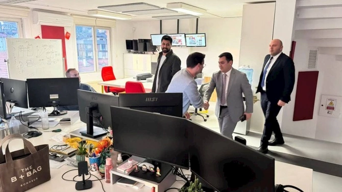 Azərbaycanlı jurnalistlər Türkiyənin Haberler.com agentliyində — FOTOLAR