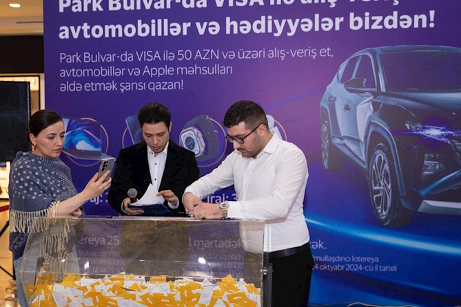“Park Bulvar”da VİSA ilə möhtəşəm lotereyanın 1-ci tirajı keçirildi — FOTOLAR “Park Bulvar”da VİSA ilə möhtəşəm lotereyanın 1-ci tirajı keçirildi — FOTOLAR