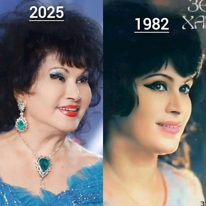 Zeynəb Xanlarova 43 il əvvəl... — FOTO