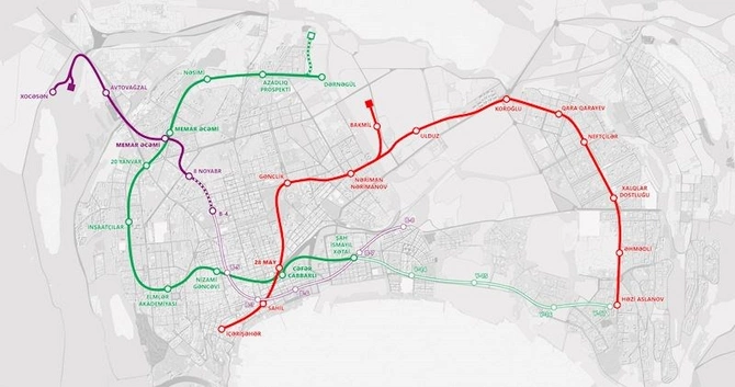 Bakıda yeni tikiləcək 10 metro stansiyası harada yerləşəcək? Bakıda yeni tikiləcək 10 metro stansiyası harada yerləşəcək?
