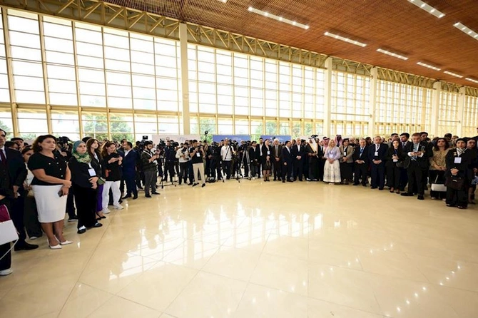 XI Bakı Beynəlxalq Kitab Sərgisinin açılış mərasimi keçirilib — FOTOLAR